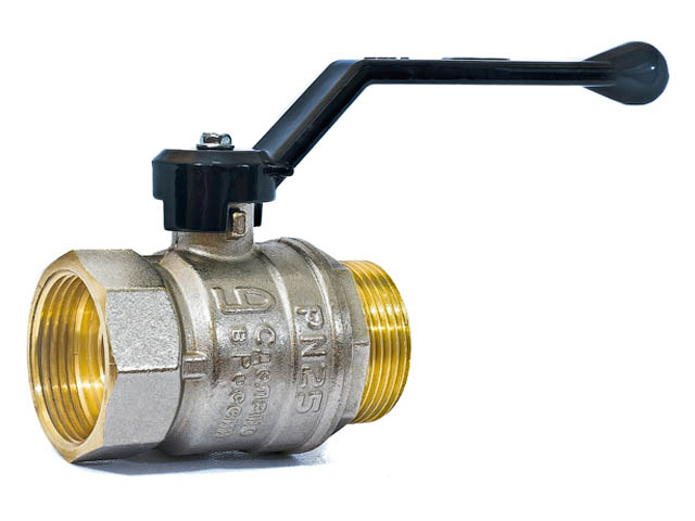 Кран шаровый 1/2″ нар.-вн. ручка PN40, LD