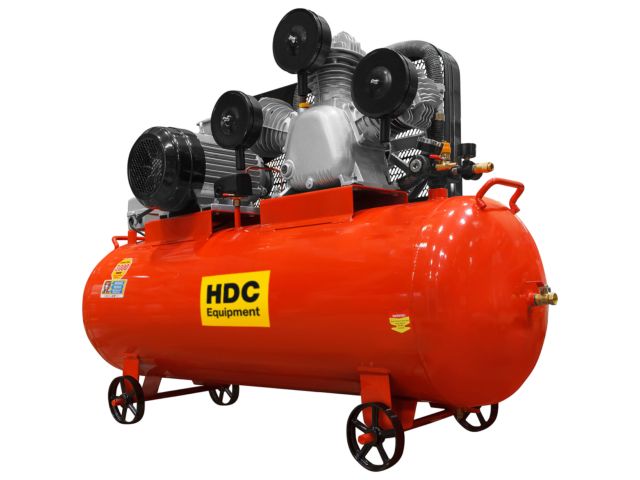 Компрессор HDC HD-A203 ременной (900 л/мин, 10 атм, ременной, масляный, ресив. 200 л, 380 В, 6.50 кВт)
