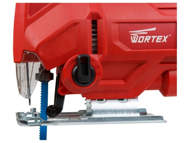 Лобзик электрический WORTEX JS 7008 LE в кор. 710 Вт, 800-3000 ход/мин, пропил до 70 мм. (Маятниковый ход, подстветка, рег. об., быстрозажим