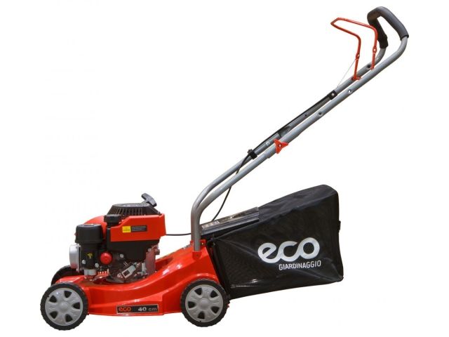 Газонокосилка бензиновая ECO LG-435 (3.5 л.с., шир. 40 см, ручной привод, пластик. корпус, травосборник 40 л)