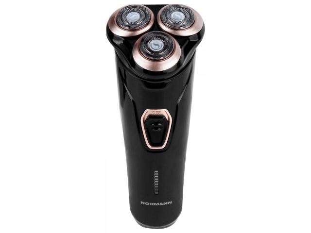 Бритва электрическая NORMANN AMS-762 (аккум., роторная, триммер; USB-шнур)