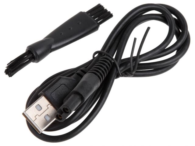 Бритва электрическая NORMANN AMS-762 (аккум., роторная, триммер; USB-шнур)