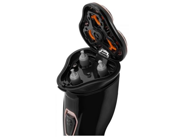 Бритва электрическая NORMANN AMS-762 (аккум., роторная, триммер; USB-шнур)