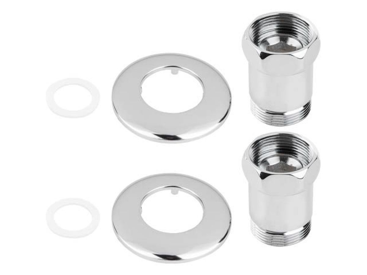 Американка прямая 1 1/4" вн.-нар. ХРОМ, AV Engineering (2 шт. в уп.)