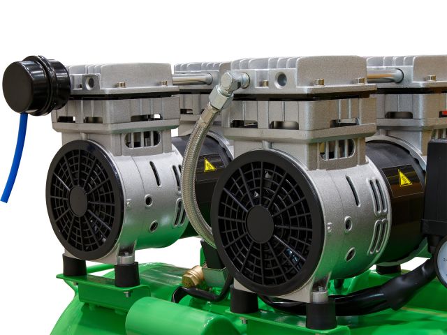 Компрессор ECO AE-50-OF1 безмасляный (280 л/мин, 8 атм, коаксиальный, безмасляный, ресив. 50 л, 220 В, 1,6 кВт)