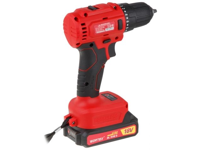 Аккум. дрель-шуруповерт WORTEX BD 2025-1 DLi в чем. ALL1 XLT БЕСЩЕТ, 18 В, 50 Н*м, 2х1,5 А*ч, БЗП 10 (ОТГРУЗКА ТОЛЬКО ПО ЭТН/ЭТТН | шурупы д