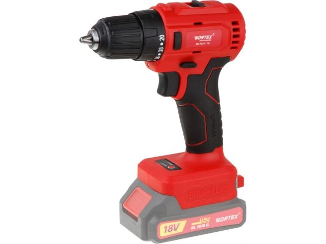 Аккум. дрель-шуруповерт WORTEX BD 2025-1 DLi в чем. ALL1 XLT БЕСЩЕТ, 18 В, 50 Н*м, 2х1,5 А*ч, БЗП 10 (ОТГРУЗКА ТОЛЬКО ПО ЭТН/ЭТТН | шурупы д