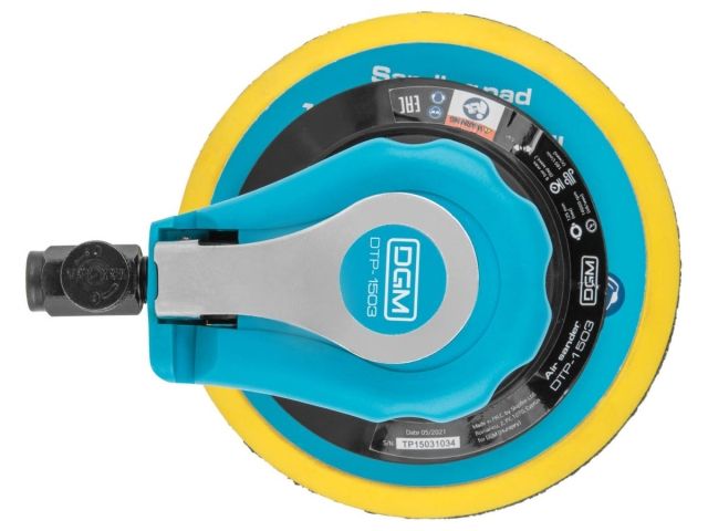 Пневмошлифмашина эксцентриковая DGM DTP-1503 (150 мм / 6"; Эксцентр.: 5 мм; 10 000 об/мин; 180 л/мин)