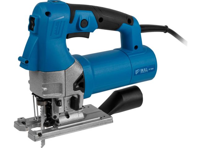 Лобзик электрический BULL ST 1301 в чем. 800 Вт, 800-2600 ход/мин, до 135 мм (Кабель 4 м, подсветка, литая алюминиевая платформа, работа с п