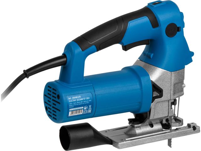 Лобзик электрический BULL ST 1301 в чем. 800 Вт, 800-2600 ход/мин, до 135 мм (Кабель 4 м, подсветка, литая алюминиевая платформа, работа с п