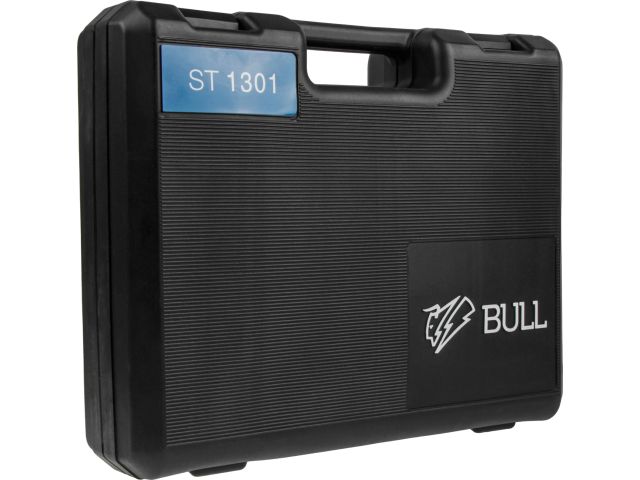 Лобзик электрический BULL ST 1301 в чем. 800 Вт, 800-2600 ход/мин, до 135 мм (Кабель 4 м, подсветка, литая алюминиевая платформа, работа с п