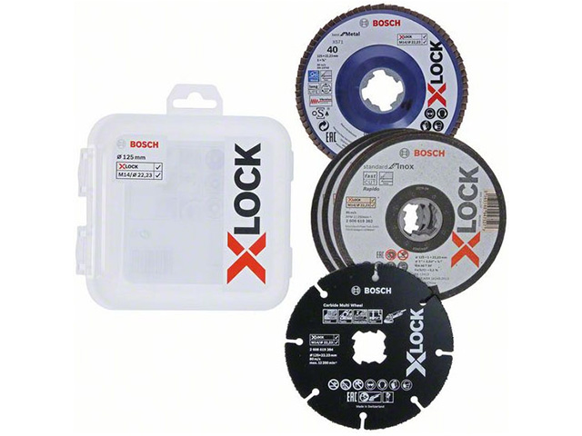 Набор кругов 125х1.0x22.2 мм X-LOCK BOSCH (5 шт.)