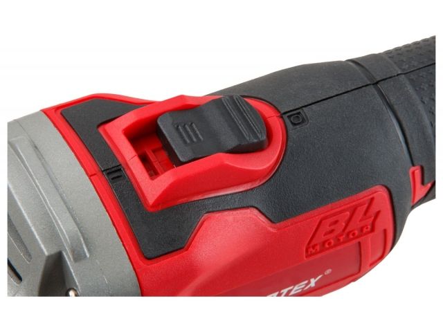 Аккум. углошлифмашина WORTEX CAG 1812 E в кор. ALL1 XLT SOLO БЕСЩЕТ., 18 В, 125 мм, 8000 об/мин (бесщ. мотор; рег. об.; 125х22,2 мм; пылезащ