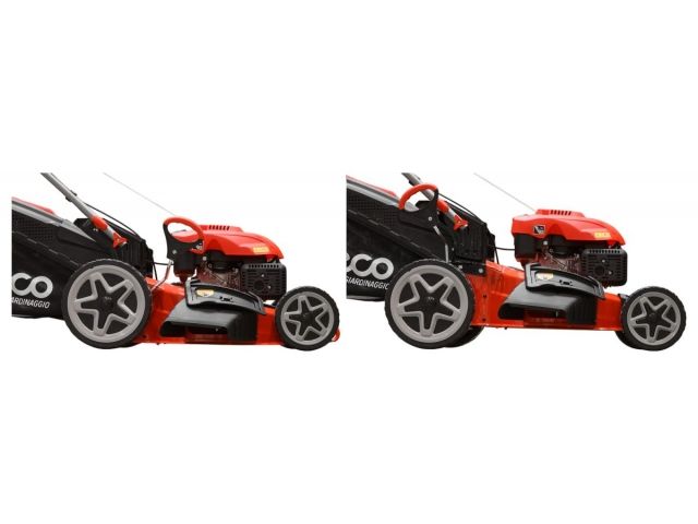 Газонокосилка бензиновая ECO LG-734 самоходная (5.5 л.с., шир. 51 см, самоходная, мульчир., стальн. корпус, травосборник 70 л)