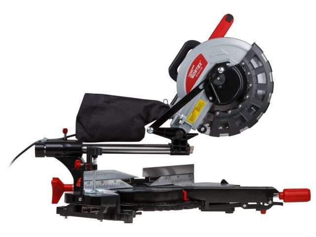 Торцовочная пила WORTEX MS 2520-1 LMO в кор. 2000 Вт, 255 мм, глуб. до 90 мм, шир. до 340 мм, лазер