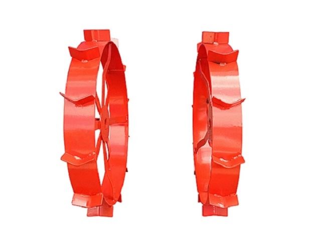 Грунтозацепы (комплект) ф 680/600 мм, шир. 90 мм, втулка 34 мм, 1 сплош. обруч, ВРМЗ