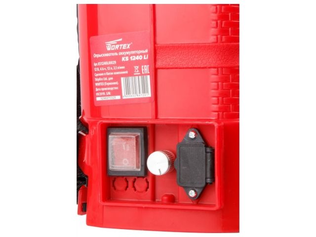 Аккум. опрыскиватель WORTEX KS 1240 Li 12В, 1 акк., 4 Ач, 12 л (12 л., 3.8 бар, 12 В, 1 акк., 4.0 А/ч Li-Ion)