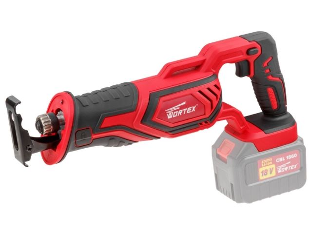 Аккум. сабельная пила WORTEX CSR 1118 E в кор. ALL1 XLT SOLO 18В, дер. 115 мм (18 В, БЕЗ АКБ И ЗУ, дерево до 115 мм, металл до 10 мм, пласти