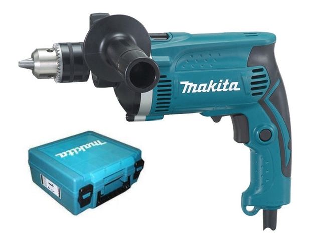 Дрель ударная MAKITA HP 1630 K в чем. (ОТГРУЗКА ТОЛЬКО ПО ЭТН/ЭТТН | 710 Вт, патрон ЗВП, 1 скор.)