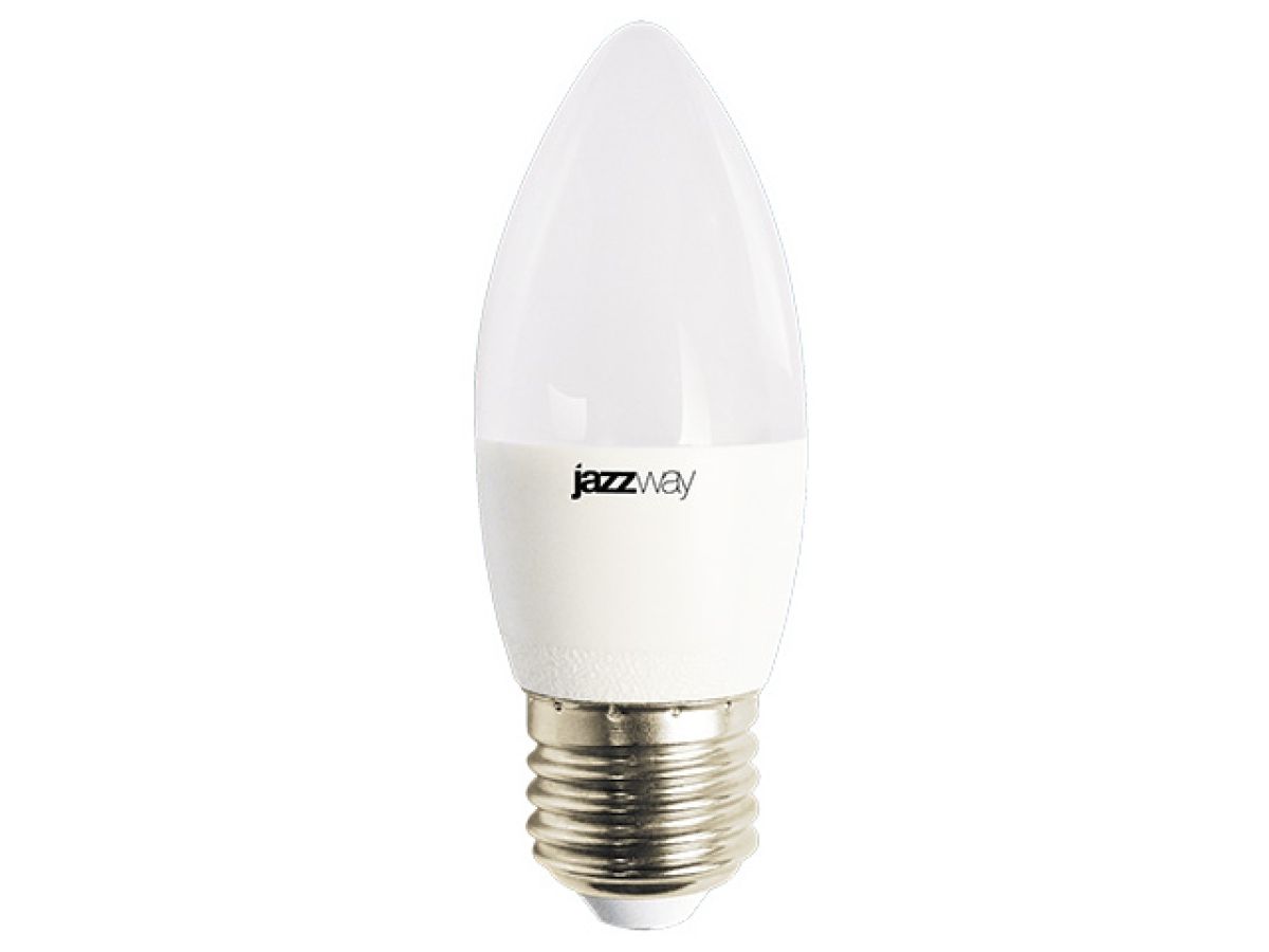 Лампа светодиодная C37 СВЕЧА 8Вт PLED-LX 220-240В Е27 5000К JAZZWAY