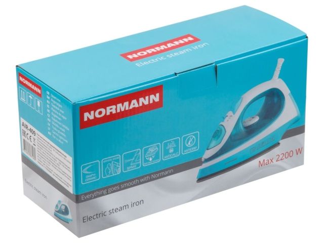 Утюг электрический AIR-409 NORMANN (ОТГРУЗКА ТОЛЬКО ПО ЭТН/ЭТТН | 2200 Вт; пар; паров.удар; спрей; керамика; анти-кальций; анти-капля;)