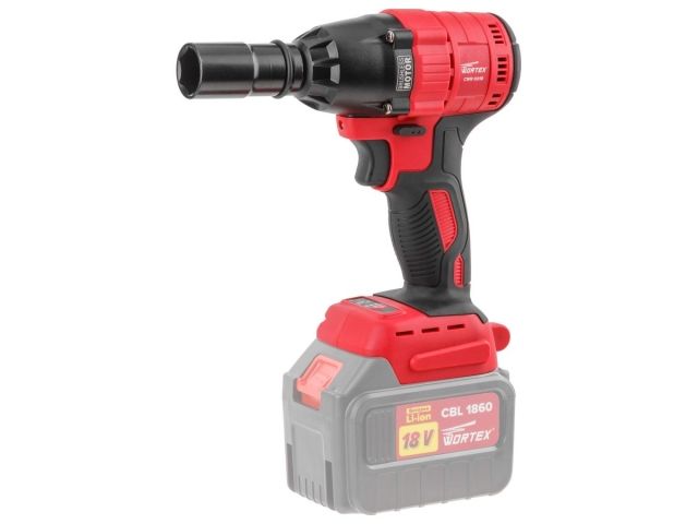 Аккум. ударный гайковерт WORTEX CWR 0318 в кор. ALL1 XLT SOLO БЕСЩЕТ., 18 В, 310 Н*м, 1/2" (вес 2.0 кг)