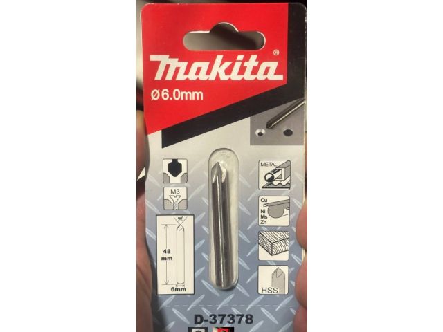 Зенкер 6х48 мм хвост. 6 мм MAKITA