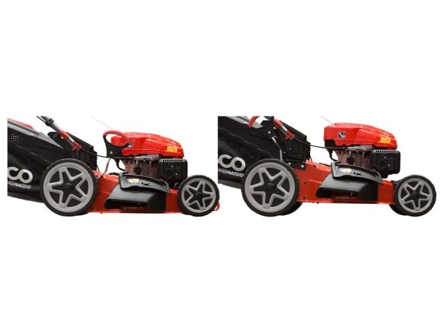 Газонокосилка бензиновая ECO LG-735 самоходная (6.0 л.с., шир. 51 см, самоходная, авт.заслонка, мульчир., стальн. корпус, травосборник 70 л)