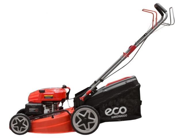 Газонокосилка бензиновая ECO LG-735 самоходная (6.0 л.с., шир. 51 см, самоходная, авт.заслонка, мульчир., стальн. корпус, травосборник 70 л)