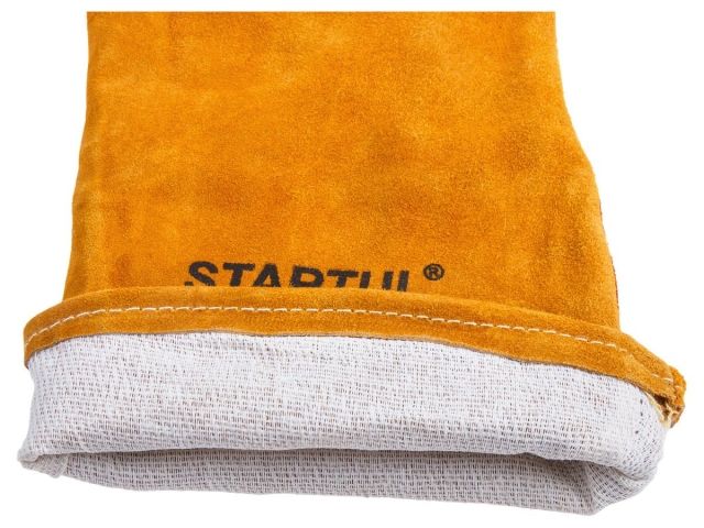 Краги спилковые пятипалые усиленные (на подкладке), 14 р-р STARTUL