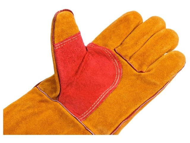 Краги спилковые пятипалые усиленные (на подкладке), 14 р-р STARTUL