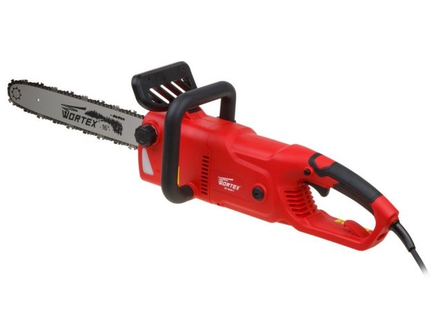 Пила цепная электрическая WORTEX EC 4024-1 шина 40 см (16"), 3/8" LP, 1.3 мм (2400 Вт, 14.5 м/с, 40.5 см, 3/8", 1.3мм, 56 зв; автосмазка, бе