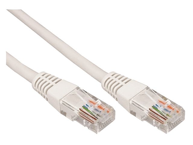 Пaтч-корд 3м U/UTP, RJ45-RJ45, CAT 5e, PVC серый REXANT