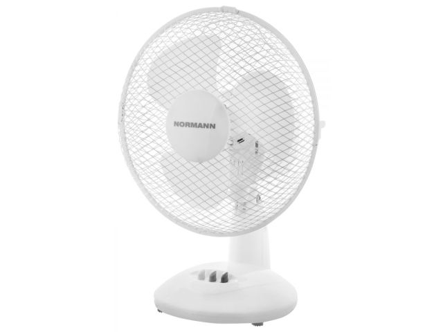 Вентилятор электрический настольный  ACF-081 NORMANN (25 Вт, диаметр 23см; 2 скорости; автоповорот)