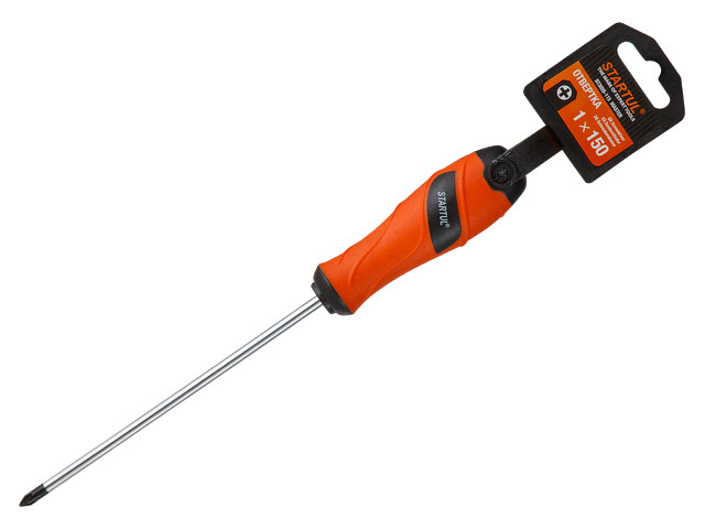 Отвертка "+" №1 150мм PH STARTUL MASTER (ST3055-115)