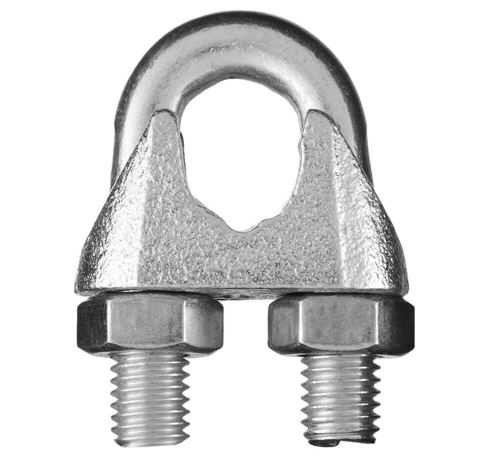 Зажим для троса М2, нерж.сталь (А4), DIN 741