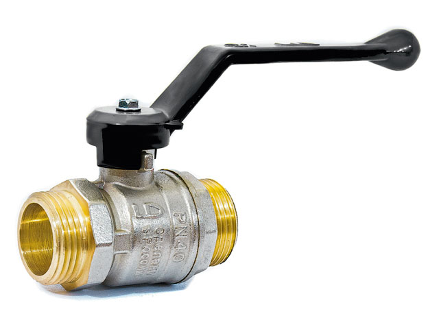 Кран шаровый 3/4″ нар.-нар. ручка PN40, LD