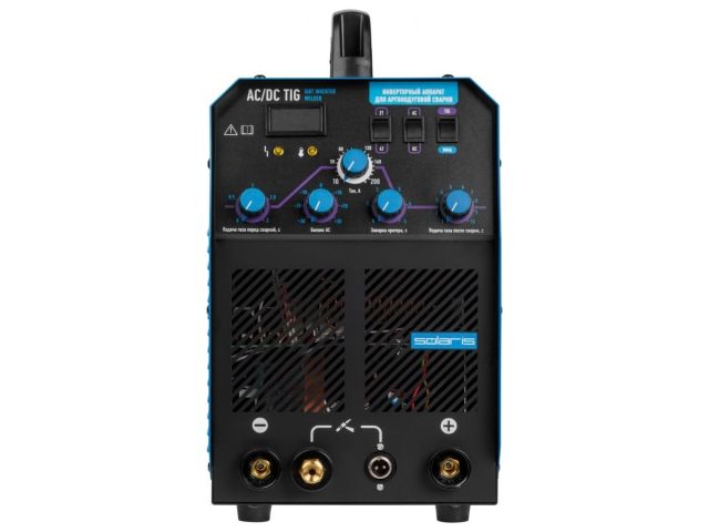 Инверторный аппарат аргонодуговой сварки SOLARIS TIG-220 AC/DC (AC/DC TIG; HF; MMA; 200 A; 150 В-240 В)