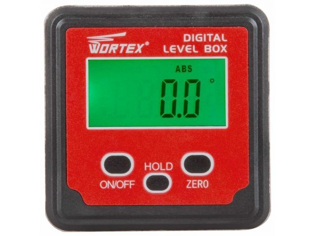 Уклономер электронный WORTEX DP 9000 4х90, крепление на магнитах