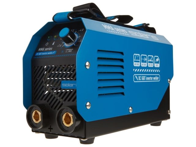 Инвертор сварочный SOLARIS MMA-250D (230В; 20-200 А; 70В; электроды диам. 1.6-5.0 мм; вес 3.6 кг)