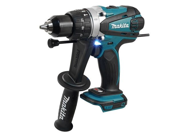 Аккум. ударная дрель-шуруповерт MAKITA LXT DHP 458 Z в кор. (ОТГРУЗКА ТОЛЬКО ПО ЭТН/ЭТТН | 18.0 В, БЕЗ АККУМУЛЯТОРА, 2 скор., 91 Нм, шурупы 