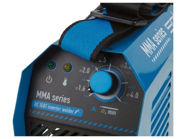 Инвертор сварочный SOLARIS MMA-200D (230В; 20-140 А; 70В; электроды диам. 1.6-4.0 мм; вес 3.1 кг)