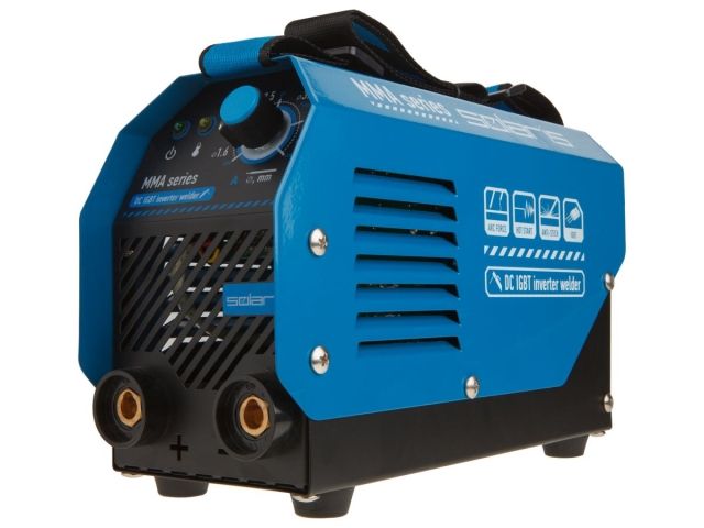 Инвертор сварочный SOLARIS MMA-200D (230В; 20-140 А; 70В; электроды диам. 1.6-4.0 мм; вес 3.1 кг)