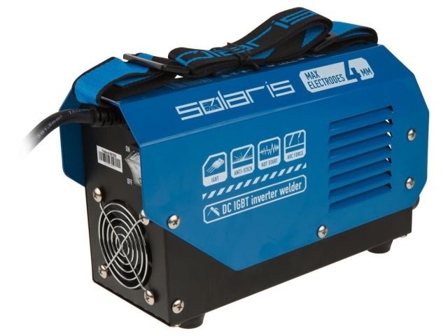Инвертор сварочный SOLARIS MMA-200D (230В; 20-140 А; 70В; электроды диам. 1.6-4.0 мм; вес 3.1 кг)