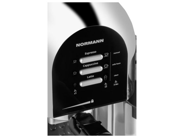 Кофеварка ACM-526 NORMANN (эспрессо; 15 бар; 1,4 кВт; 1,0 л; автом.капучинатор)