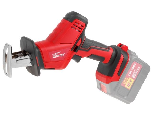 Аккум. сабельная пила WORTEX CSR 1018 E в кор. ALL1 XLT SOLO 18В, дер.100 мм (18 В, БЕЗ АКБ И ЗУ, дерево до 100 мм, металл до 6 мм, пластик 