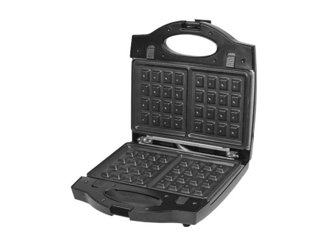 Сэндвичница электрическая NORMANN ASM-422 (750Вт; 3-в-1 (4 треугольных ломтика, гриль, вафельница))