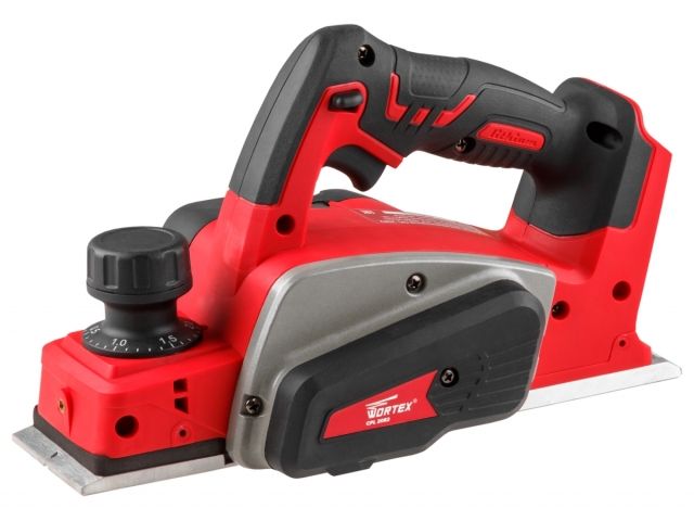 Аккум. рубанок WORTEX CPL 2082 в кор. ALL1 XLT SOLO 18 В, шир. до 82 мм, глуб. до 2 мм (15.000 об/мин; ширина: 82 мм; макс.глубина: 2,0 мм; 