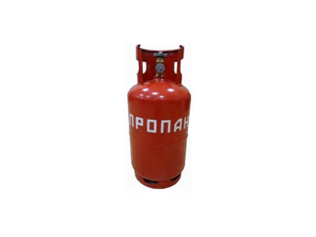 Баллон газовый бытовой 12л с ВБ-2 (4-12-2-В) (с вентилем)