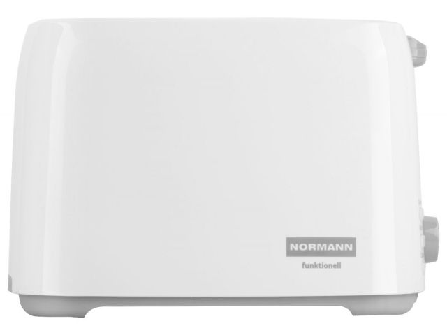 Тостер AST-035 NORMANN (750 Вт, 2 ломтика, авт.центровка, подогрев, разморозка, белый цвет)